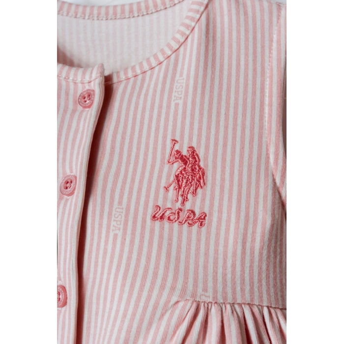 U.S POLO ASSN. KIZ BEBEK TULUM - PEMBE