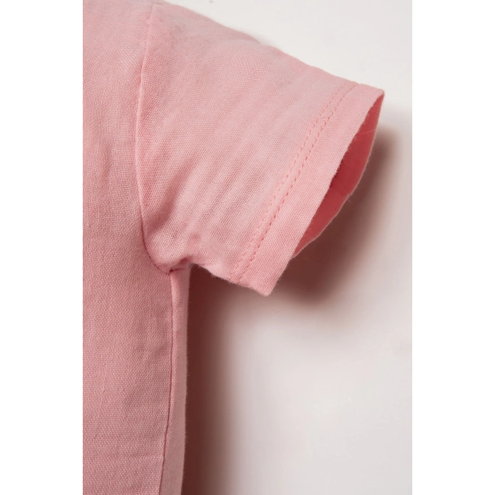 U.S POLO ASSN. KIZ BEBEK GÖMLEK PİJAMA TAKIM - SOMON