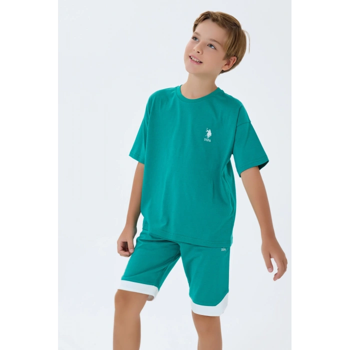 ERKEK GARSON BERMUDA TAKIM - ORMAN YEŞİLİ