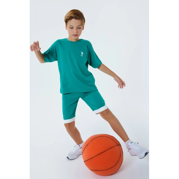 ERKEK GARSON BERMUDA TAKIM - ORMAN YEŞİLİ