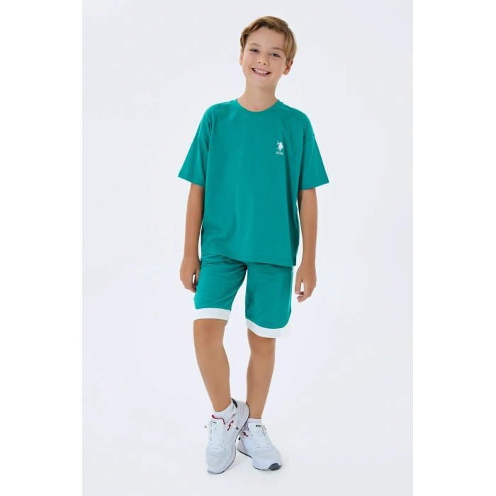 ERKEK GARSON BERMUDA TAKIM - ORMAN YEŞİLİ