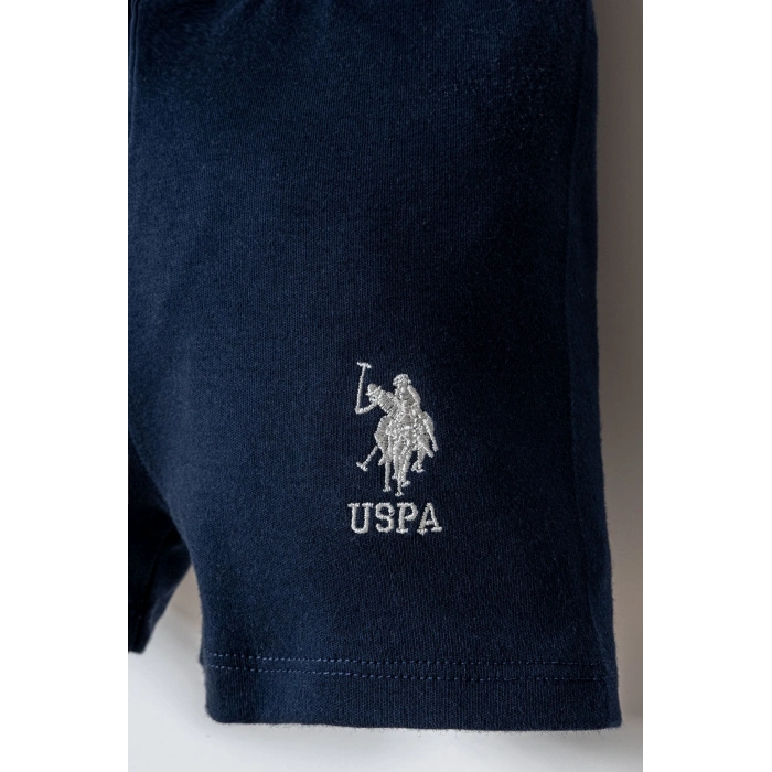 U.S.POLO ASSN. ERKEK BEBEK ŞORT T-SHIRT TAKIM - KIRMIZI