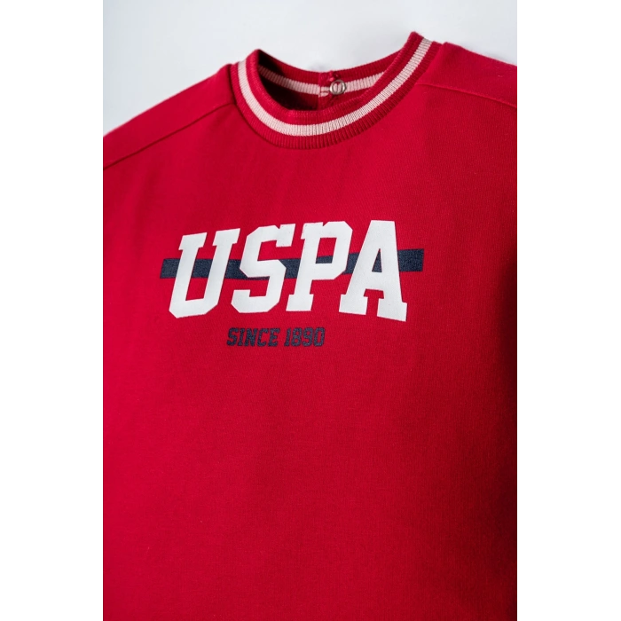 U.S.POLO ASSN. ERKEK BEBEK ŞORT T-SHIRT TAKIM - KIRMIZI