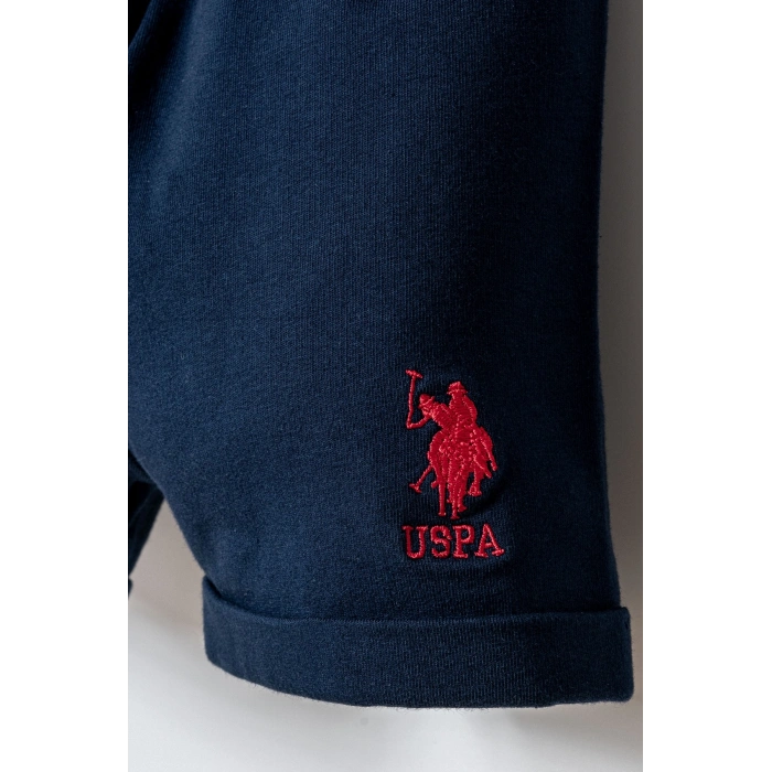 U.S.POLO ASSN. ERKEK BEBEK ŞORT T-SHIRT TAKIM - KIRMIZI