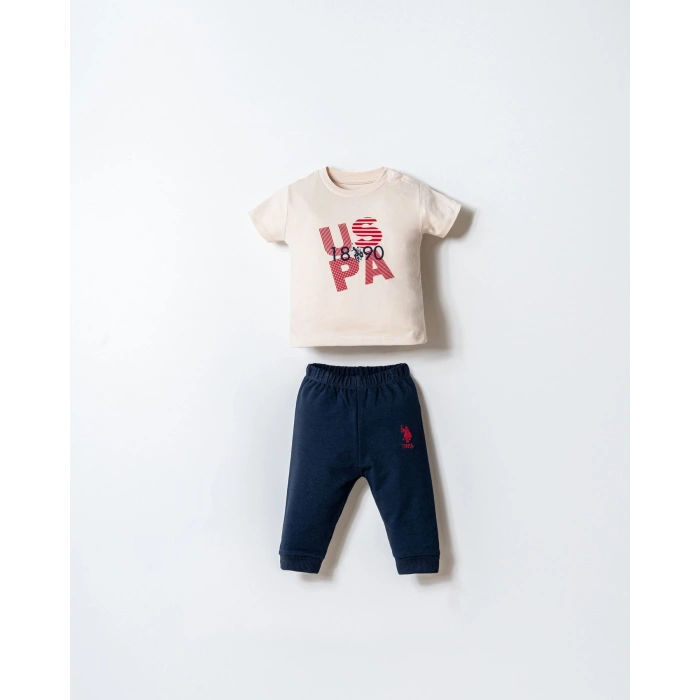 U.S.POLO ASSN. ERKEK BEBEK 3 LÜ TAKIM - KIRMIZI