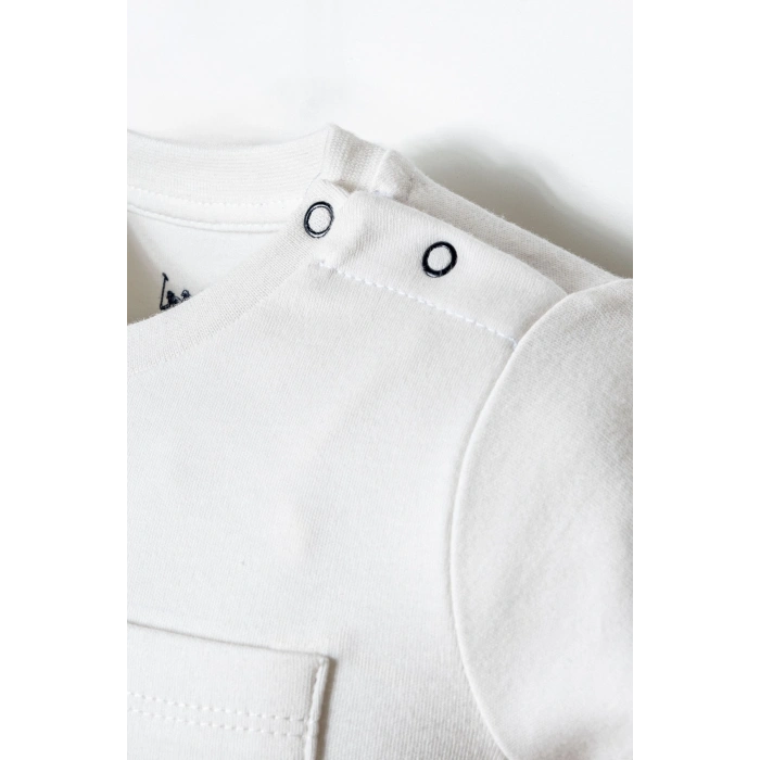 U.S.POLO ASSN. ERKEK BEBEK ŞORT T-SHIRT TAKIM - BEYAZ-KIRMIZI