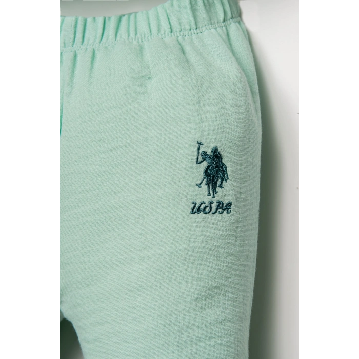 U.S POLO ASSN. KIZ BEBEK GÖMLEK PİJAMA TAKIM - NİL