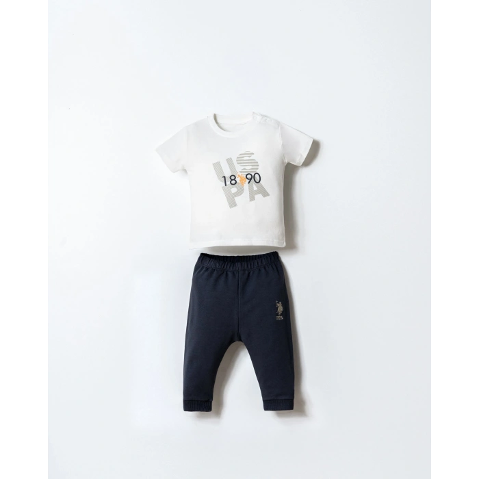 U.S.POLO ASSN. ERKEK BEBEK 3 LÜ TAKIM - FÜME