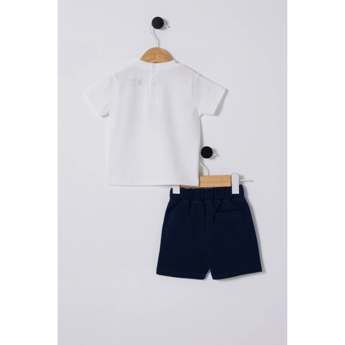 U.S POLO ASSN ERKEK BEBEK 2Lİ TAKIM - BEYAZ/MAVİ