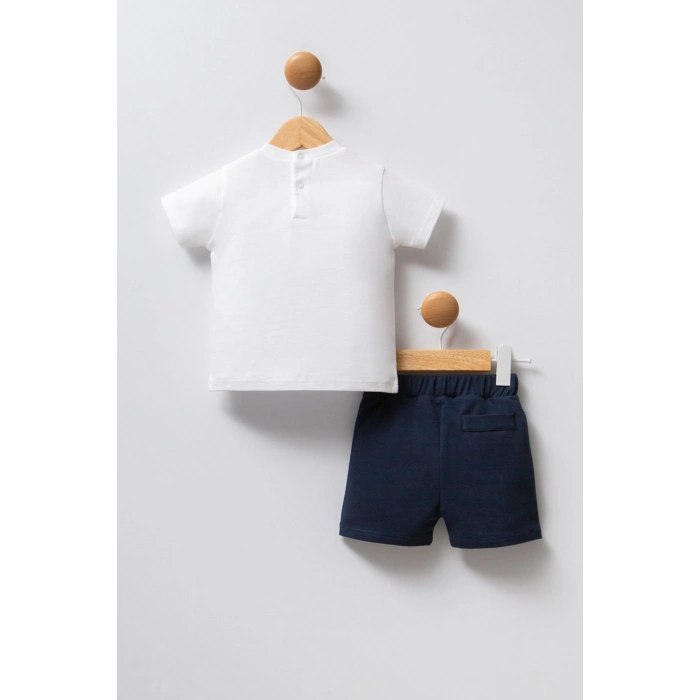 U.S POLO ASSN ERKEK BEBEK 2Lİ TAKIM - BEYAZ/MAVİ