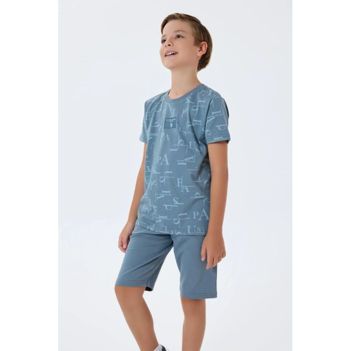 ERKEK ÇOCUK BERMUDA TAKIM - GREY