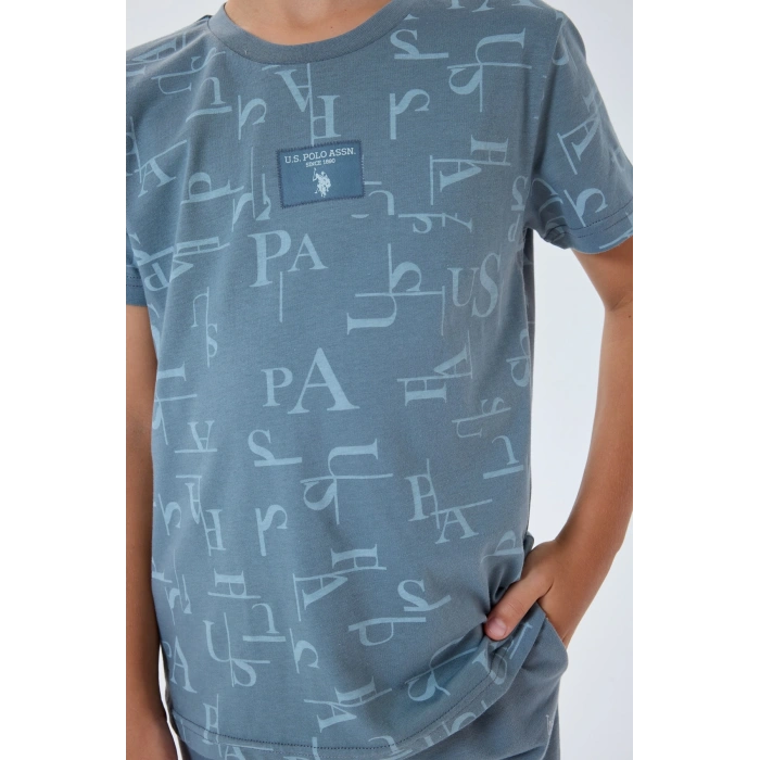ERKEK ÇOCUK BERMUDA TAKIM - GREY