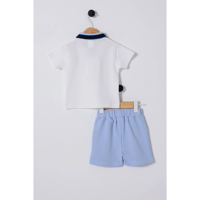 U.S POLO ASSN ERKEK BEBEK 2Lİ TAKIM - BEYAZ/MAVİ