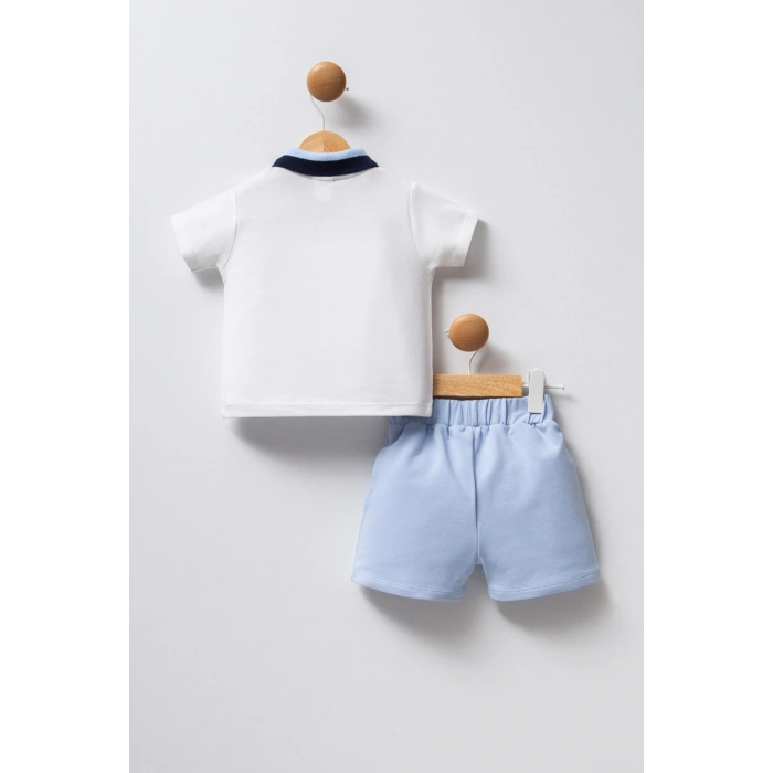 U.S POLO ASSN ERKEK BEBEK 2Lİ TAKIM - BEYAZ/MAVİ