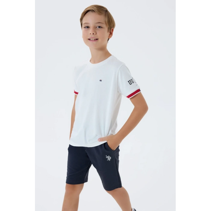 ERKEK ÇOCUK BERMUDA TAKIM - Beyaz