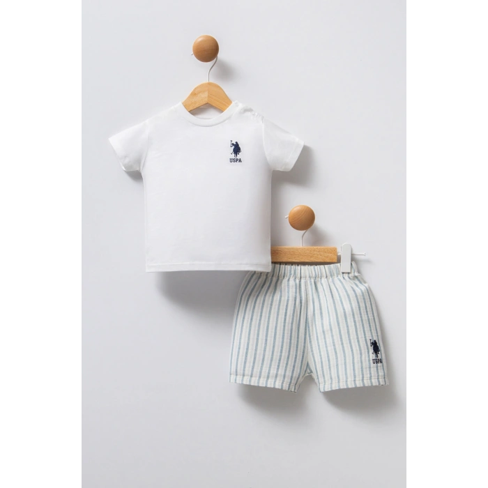 U.S POLO ASSN ERKEK BEBEK 2Lİ TAKIM - Beyaz