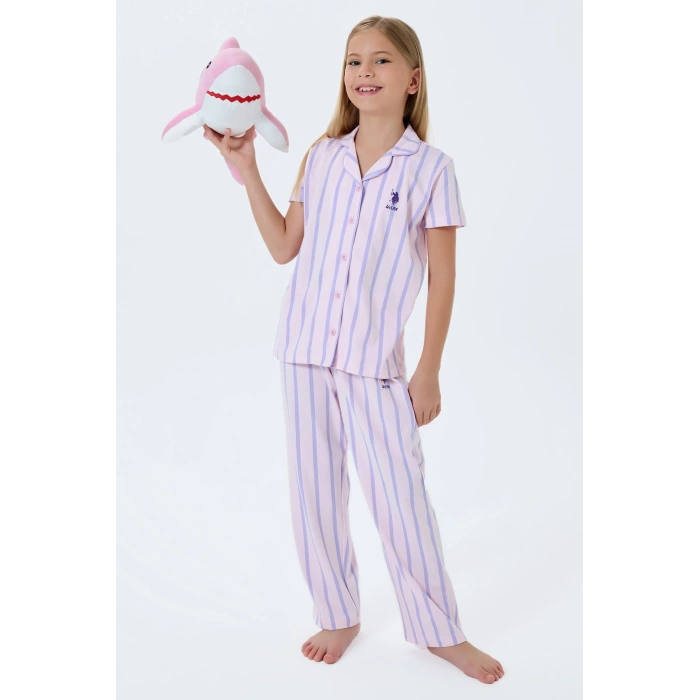 KIZ ÇOCUK PİJAMA TAKIM - PEMBE