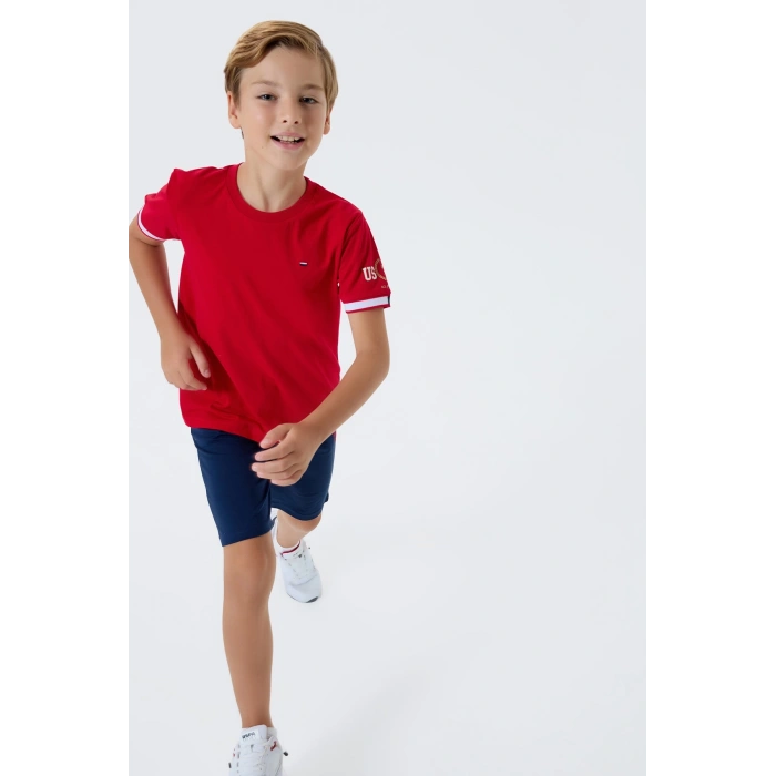 ERKEK ÇOCUK BERMUDA TAKIM - KIRMIZI