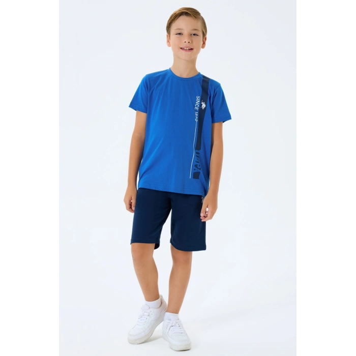 ERKEK ÇOCUK BERMUDA TAKIM - COBALT