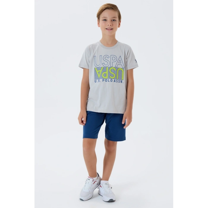 ERKEK GARSON BERMUDA TAKIM - GRİ