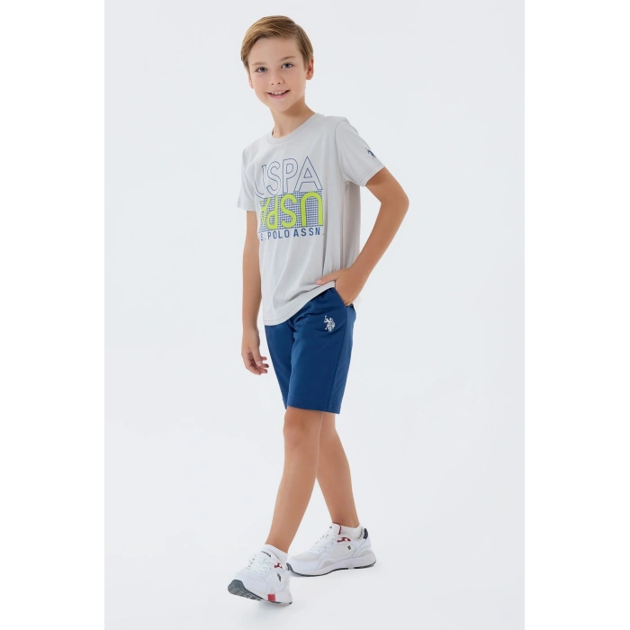 ERKEK ÇOCUK BERMUDA TAKIM - GRİ
