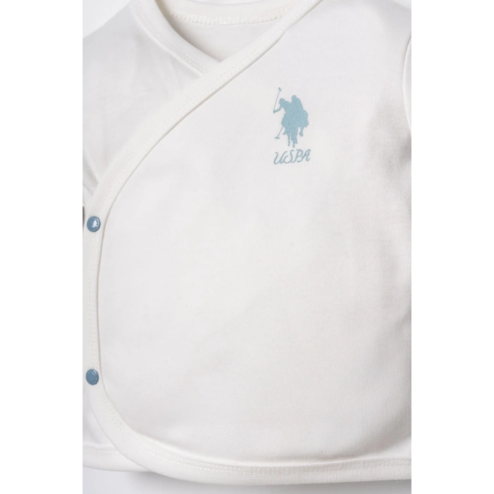 U.S.POLO ASSN. KIZ BEBEK HASTANE ÇIKIŞI 5Lİ SET - Beyaz