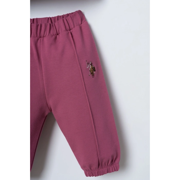U.S.POLO ASSN. KIZ BEBEK 2Lİ TAKIM - K.LEYLAK