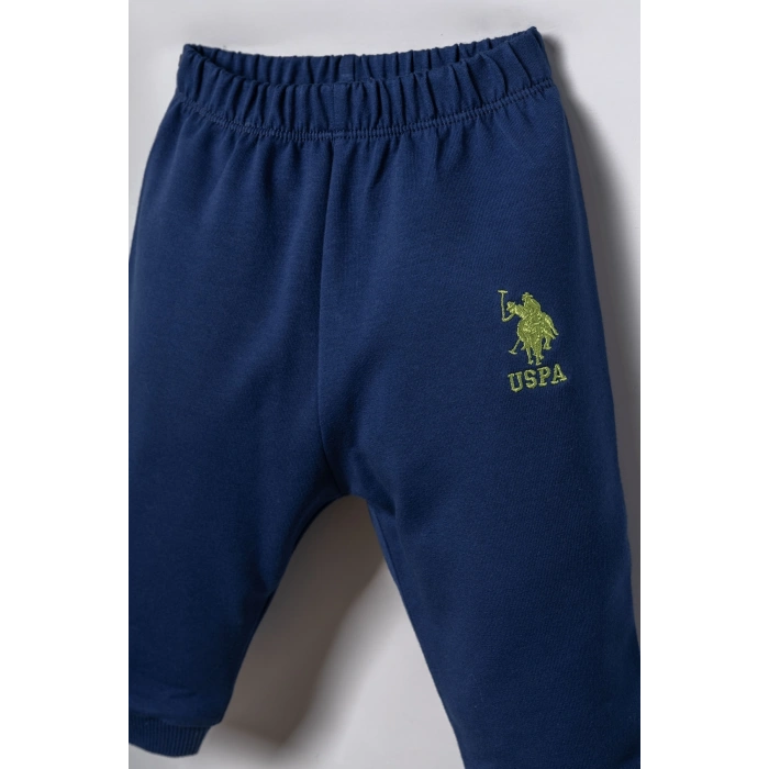 US.S.POLO ASSN. ERKEK BEBEK 2Lİ TAKIM - İNDİGO