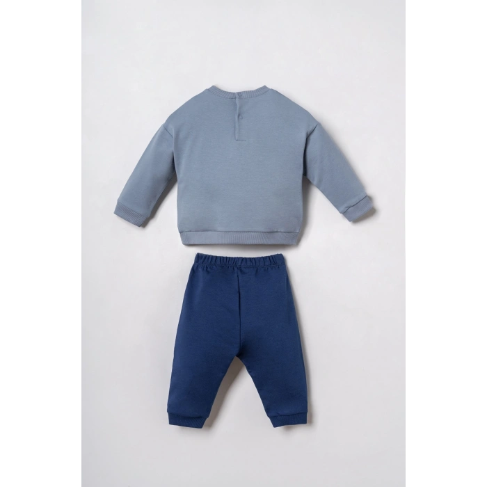 US.S.POLO ASSN. ERKEK BEBEK 2Lİ TAKIM - İNDİGO