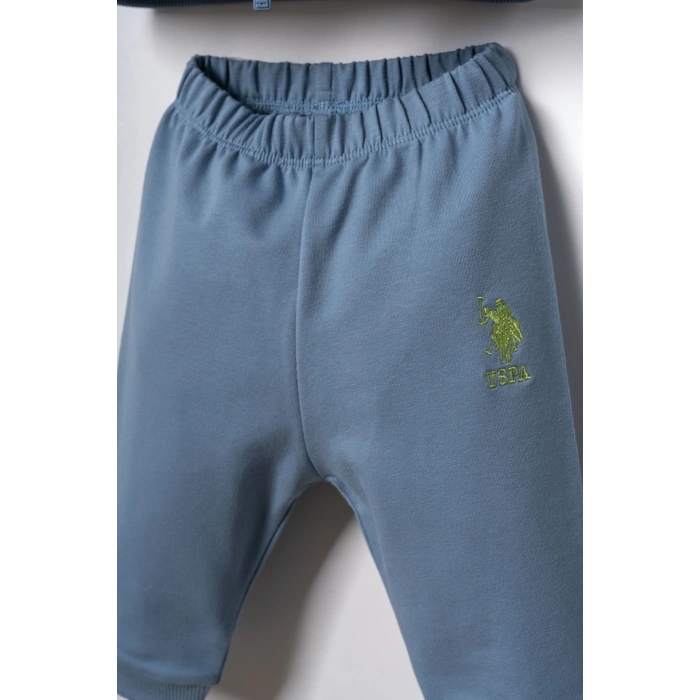 U.S.POLO ASSN. ERKEK BEBEK 3LÜ TAKIM - İNDİGO