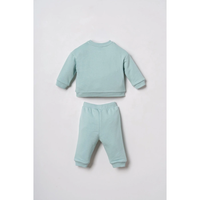 US.S.POLO ASSN. ERKEK BEBEK 2Lİ TAKIM - SU YEŞİLİ