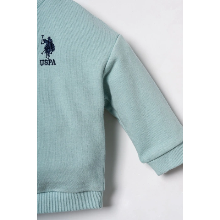 US.S.POLO ASSN. ERKEK BEBEK 2Lİ TAKIM - SU YEŞİLİ