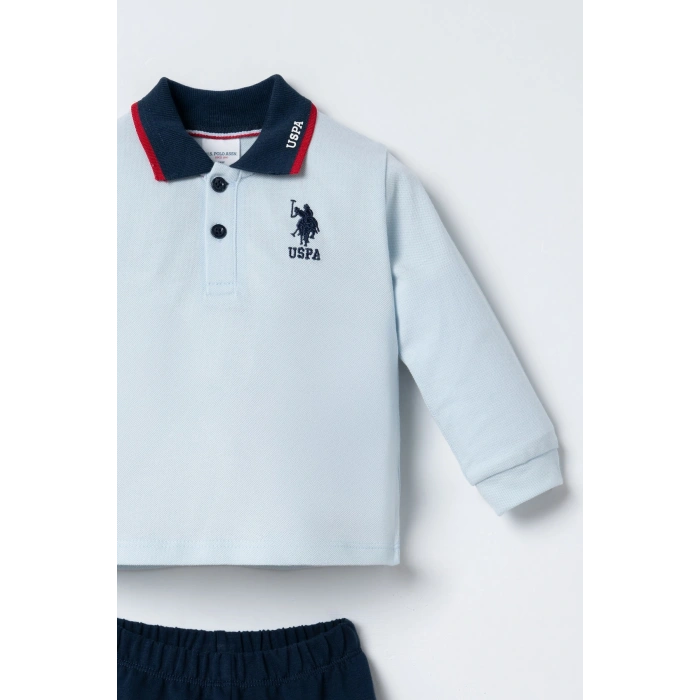 U.S.POLO ASSN. ERKEK BEBEK 2Lİ TAKIM - MAVİ