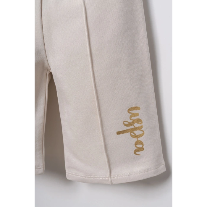 U.S.POLO ASSN. KIZ BEBEK 2Lİ TAKIM - EKRU
