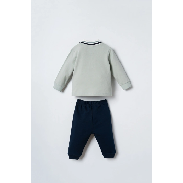 U.S.POLO ASSN. ERKEK BEBEK 2Lİ TAKIM - SU YEŞİLİ