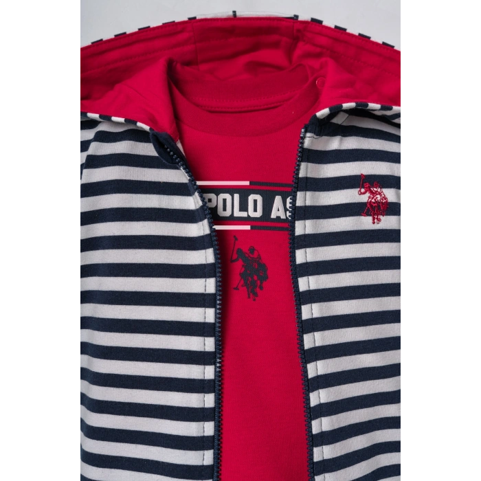 U.S.POLO ASSN. ERKEK BEBEK 3LÜ TAKIM - LACİVERT