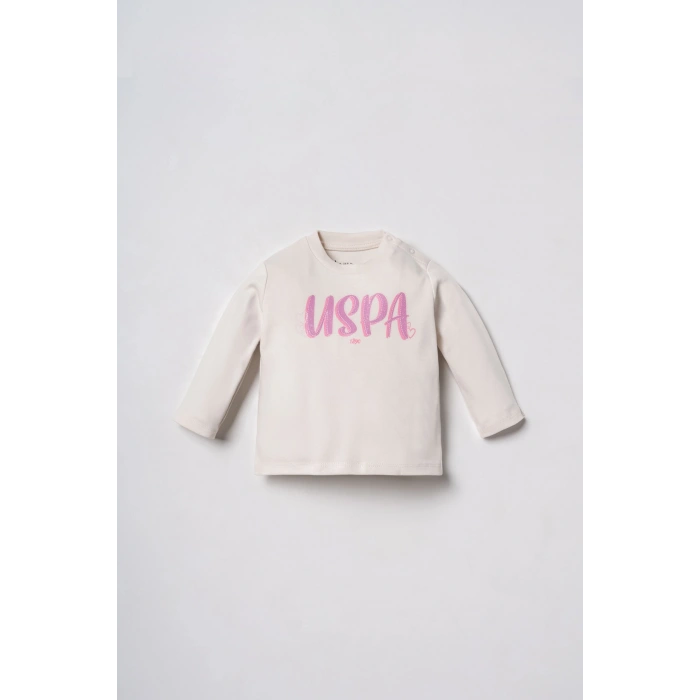 U.S.POLO ASSN. KIZ BEBEK 3LÜ TAKIM - EKRU