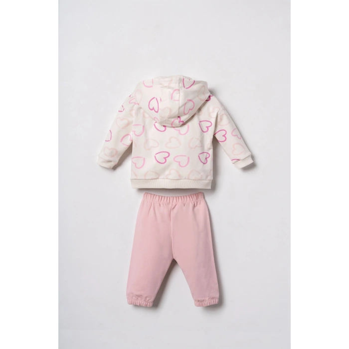 U.S.POLO ASSN. KIZ BEBEK 3LÜ TAKIM - EKRU