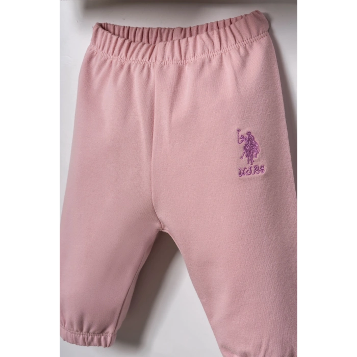 U.S.POLO ASSN. KIZ BEBEK 3LÜ TAKIM - EKRU