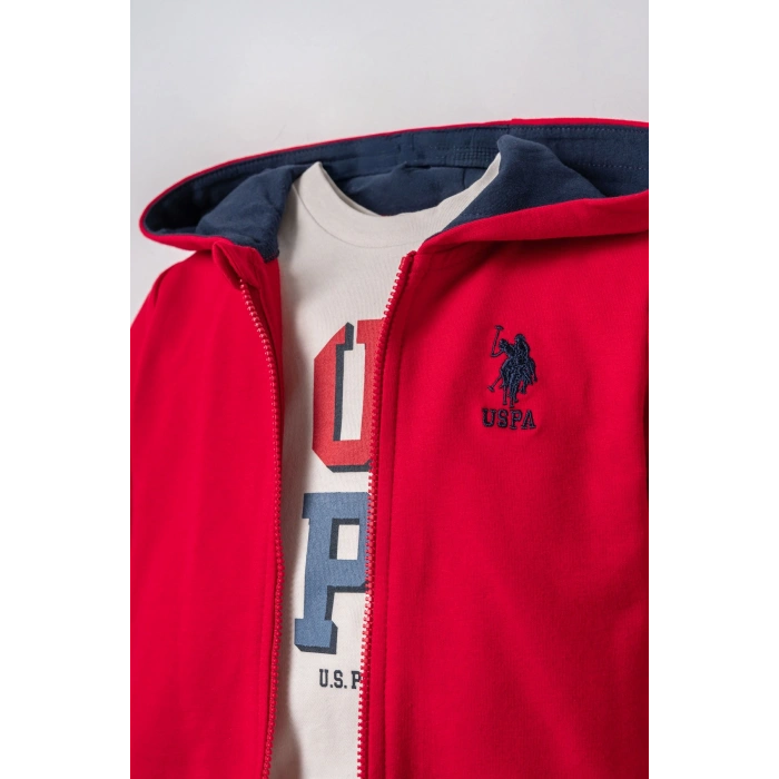 U.S.POLO ASSN. ERKEK BEBEK 3LÜ TAKIM - KIRMIZI