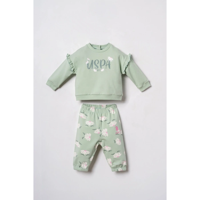 U.S.POLO ASSN. KIZ BEBEK 2Lİ TAKIM - Yeşil