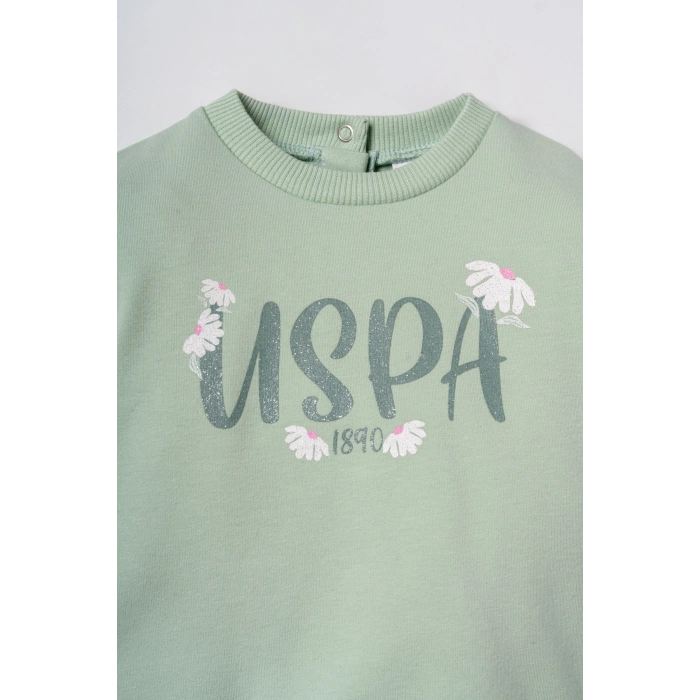 U.S.POLO ASSN. KIZ BEBEK 2Lİ TAKIM - Yeşil