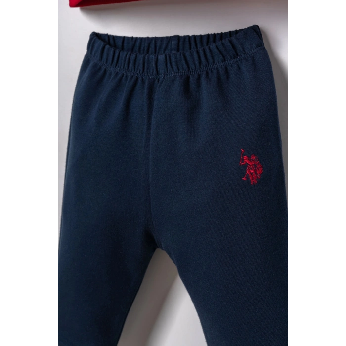 US.S.POLO ASSN. ERKEK BEBEK 2Lİ TAKIM - KIRMIZI