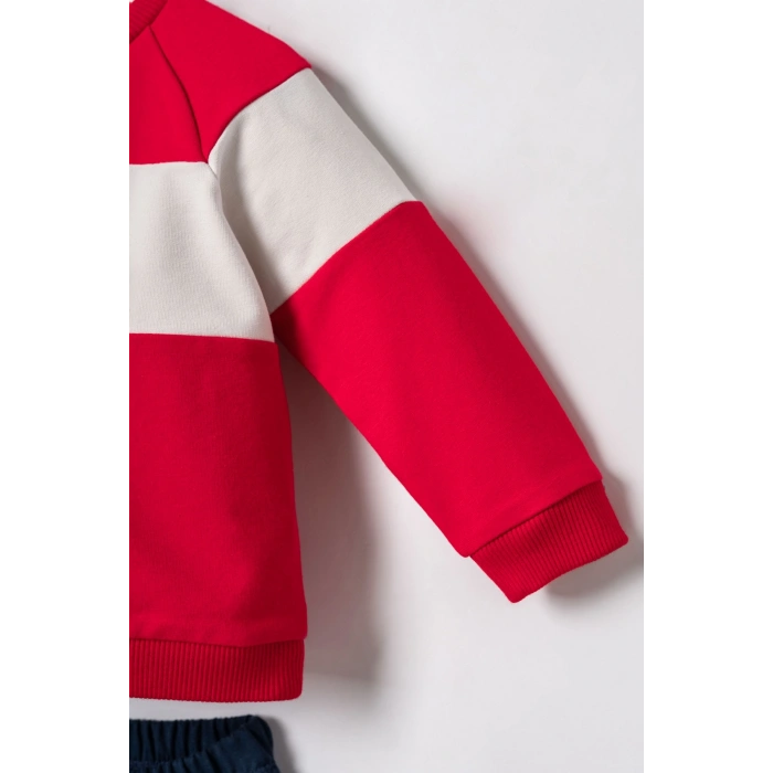 US.S.POLO ASSN. ERKEK BEBEK 2Lİ TAKIM - KIRMIZI
