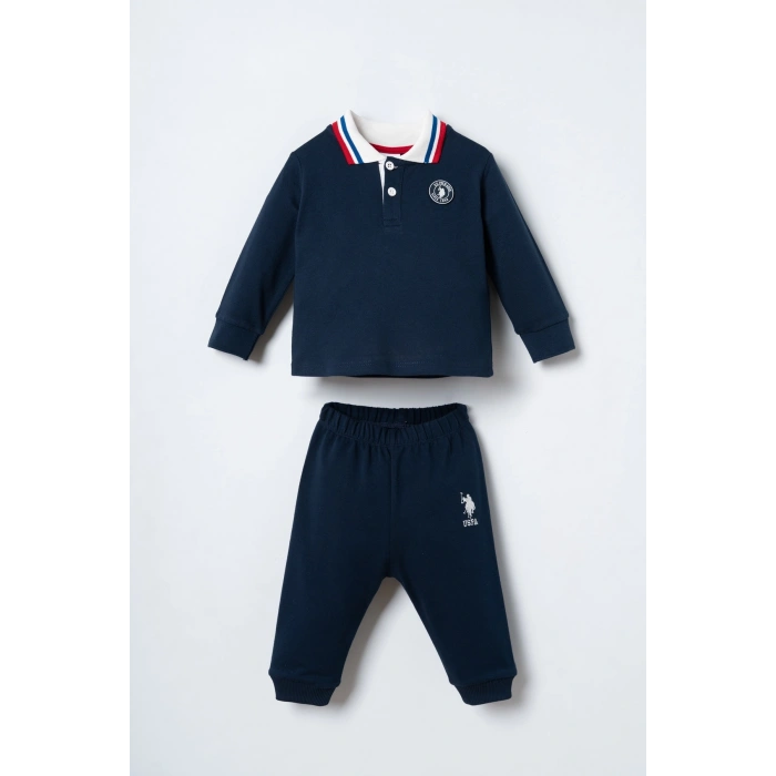 U.S.POLO ASSN. ERKEK BEBEK 2Lİ TAKIM - LACİVERT
