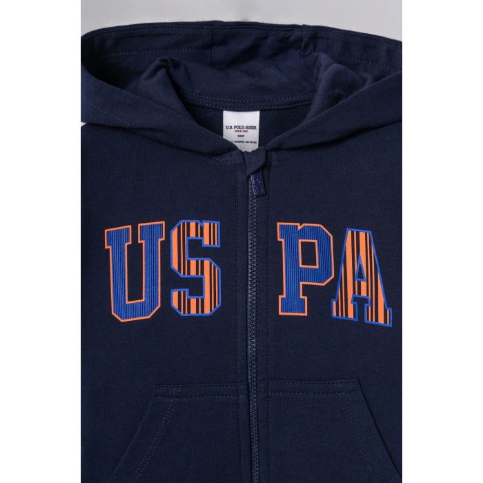 U.S.POLO ASSN. ERKEK BEBEK PATİKSİZ TULUM - LACİVERT
