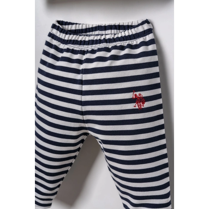 US.S.POLO ASSN. ERKEK BEBEK 2Lİ TAKIM - Beyaz
