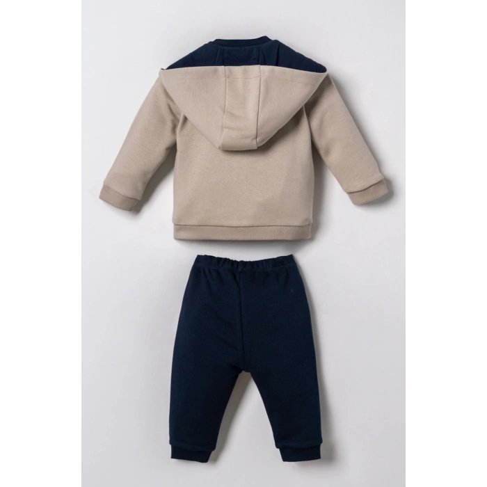 U.S.POLO ASSN. ERKEK BEBEK 3LÜ TAKIM - KUM