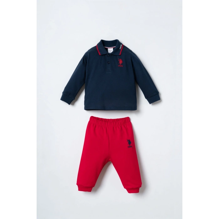 U.S.POLO ASSN. ERKEK BEBEK 2Lİ TAKIM - LACİVERT