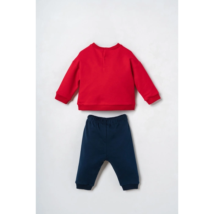 US.S.POLO ASSN. ERKEK BEBEK 2Lİ TAKIM - KIRMIZI